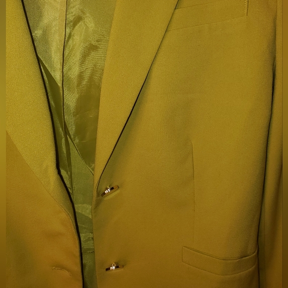 Calvin Klien Blazer in Chartreuse Green - Picture 5 of 7
